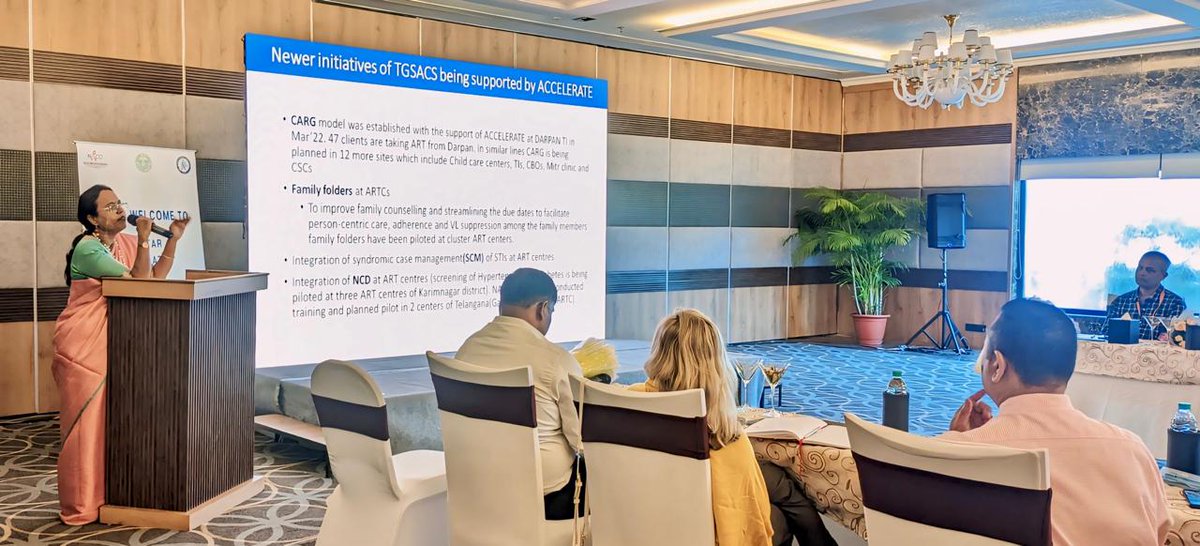 TGSACS1's tweet photo. PEPFAR,USAID & CDC delegates and Partners meeting on 11.9.'24 at Hyderabad.#HIVAware #SpreadLoveNotStigma #HIVPrevention #EndTheStigma #KnowFacts #IndiaFigtsHIVandSTI #CorrectInformation #partnersmeet #usaid #Indextesting #intensifiedieccampaign #MoHFW_INDIA @NACOINDIA https://t.co/U32dwiL5kt