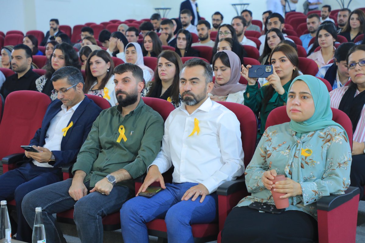 uod_Twitt's tweet photo. کوردى/ عربى/English

زانكۆیا دھۆك رۆژا جیھانی یا بەرھنگاربوونا خۆكۆشتنێ ساخدكەت

جامعة دهوك تحتفل باليوم العالمي للوقاية من الانتحار

University of Duhok Commemorates World Suicide Prevention Day

https://t.co/6yFN7NzAfF

راگەهاندنا زانکۆیا دهۆک https://t.co/G6xqDrtniB