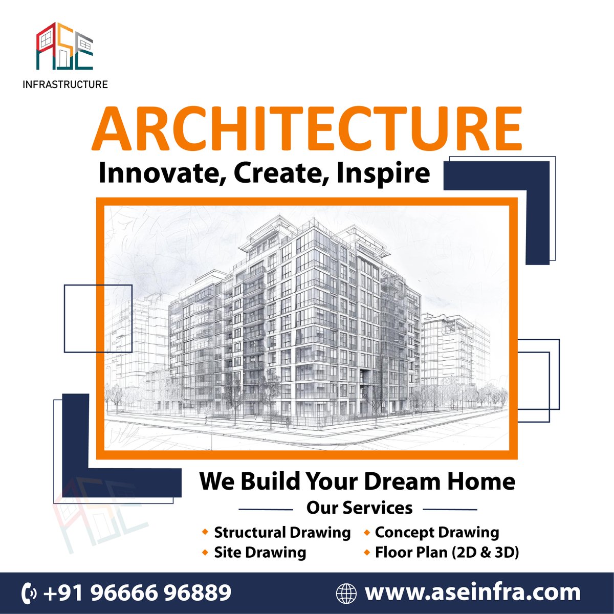 aseInfrastruct2's tweet photo. At ASE Infrastructure, we specialize in transforming your architectural visions into reality. From conceptual designs to detailed structural drawings, our expert team is here to guide you every step of the way. ✨

 Contact us: +91 96666 96889
🌐 Visit: https://t.co/m6fCc4B5Gb https://t.co/a54Rs2C7if
