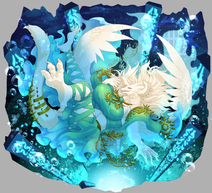 ご依頼にてミニ背景立ち絵を描かせて頂きました!ご依頼ありがとうございました～!