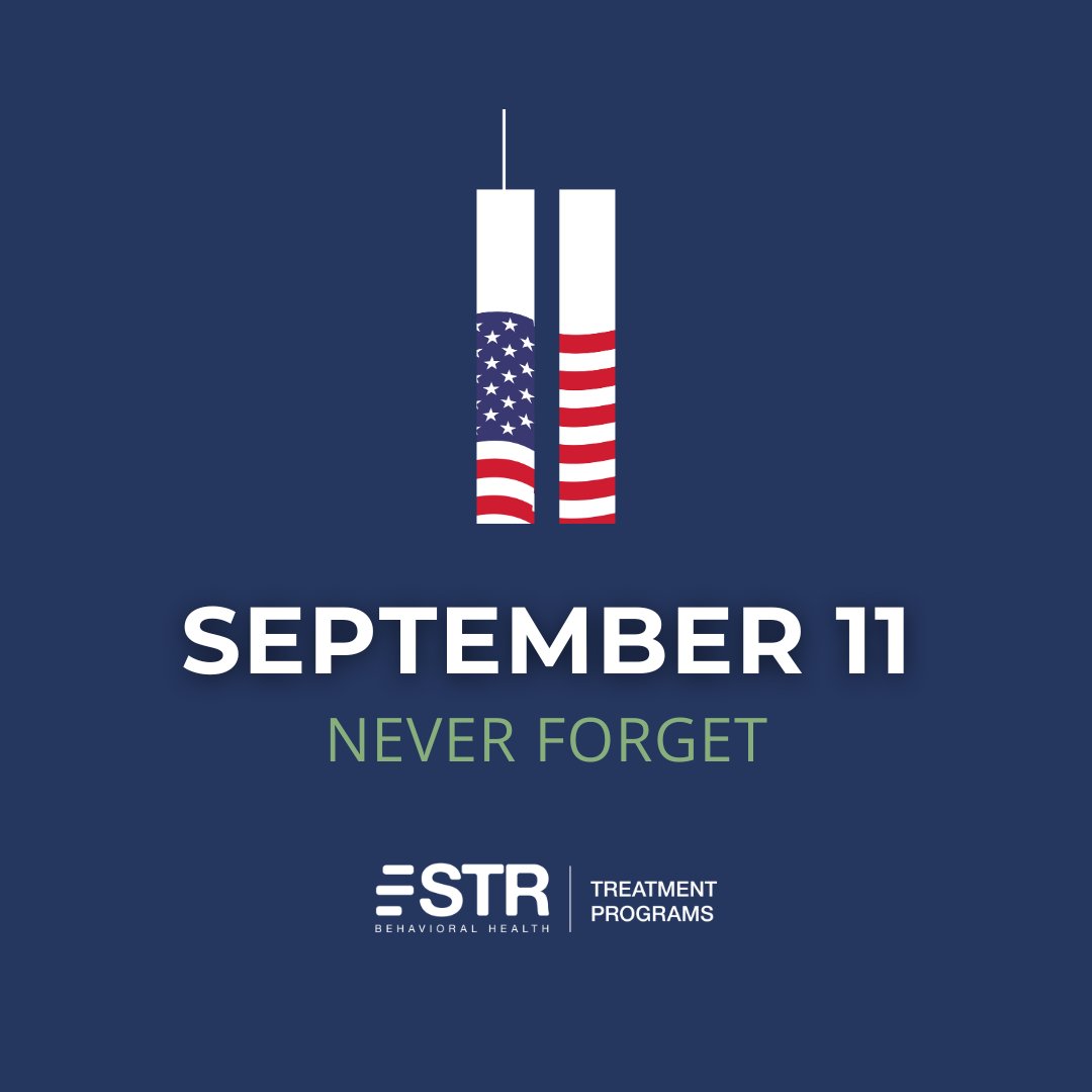 steps2recovery's tweet photo. As we reflect on the events of 9/11, we remember the lives taken too soon and the heroism displayed. We will never forget. 
 
#strbehavioralhealth #behavioralhealth #mentalhealthtreatment https://t.co/145I7I6zx5