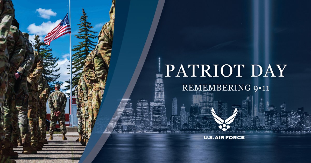 Today, we commemorate 23 years since the attacks of Sept. 11, 2001.

It is our responsibility to remember the spirit of courage, resilience, and resolve demonstrated by ordinary citizens, first responders, service members, and international partners.
#NeverForget #PatriotDay