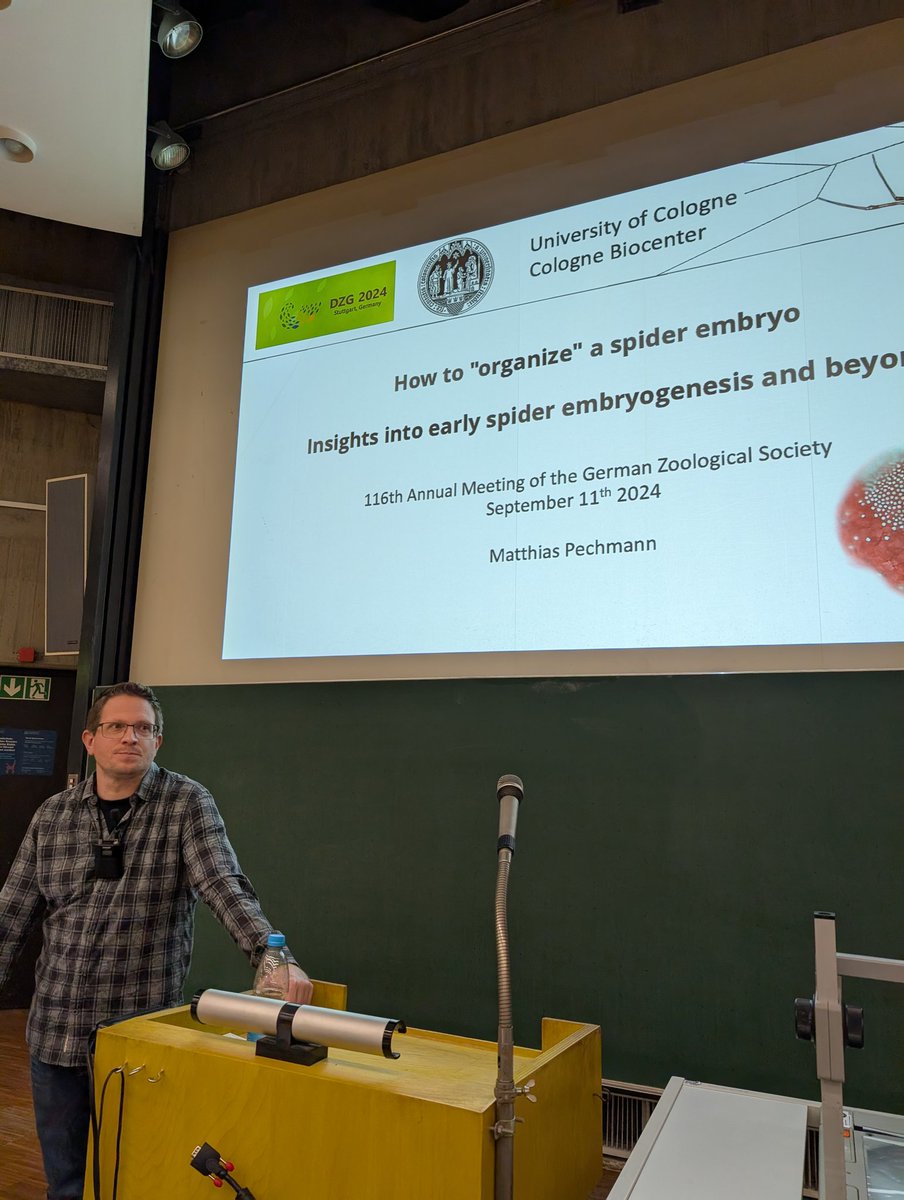 DZG Developmental Biology (@biologydzg) on Twitter photo First developmental session at #dzg2024 #dzgevol <a href="/ZoolSocietyGer/">DZG</a> <a href="/KomBioTa/">KomBioTa</a> <a href="/UniHohenheim/">Uni Hohenheim</a>. <a href="/Pechmann_M/">Matthias Pechmann</a> and @PRHSteinmetz are our invited speakers this year. First developmental session at #dzg2024 #dzgevol <a href="/ZoolSocietyGer/">DZG</a> <a href="/KomBioTa/">KomBioTa</a> <a href="/UniHohenheim/">Uni Hohenheim</a>. <a href="/Pechmann_M/">Matthias Pechmann</a> and @PRHSteinmetz are our invited speakers this year.