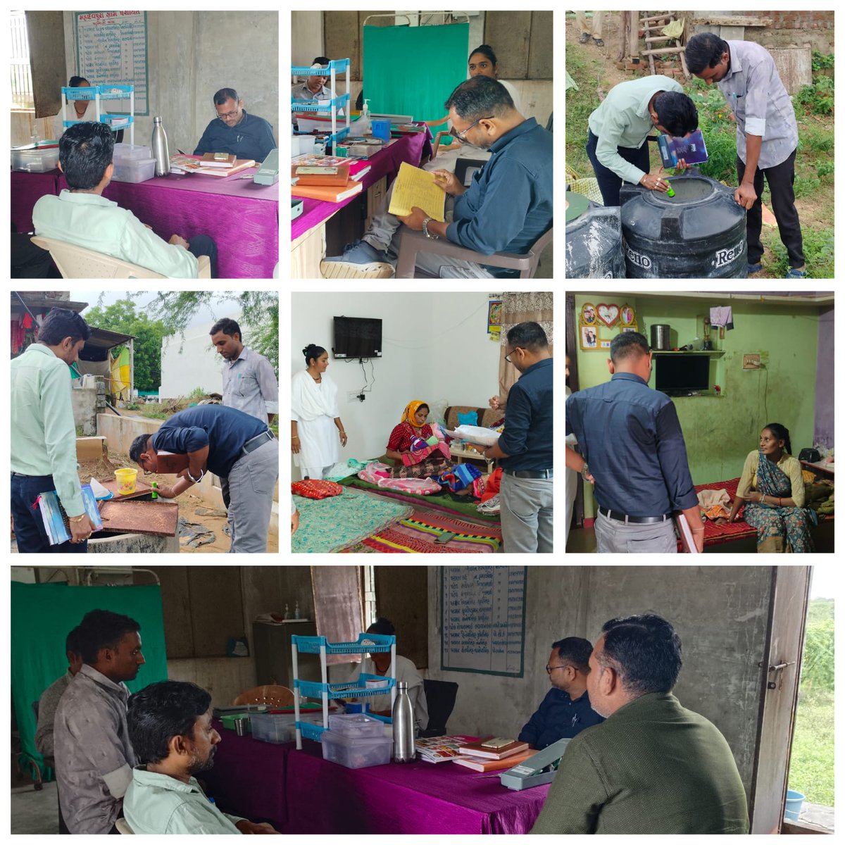 Today Respected Tho sir and ths visited at mahadevpura village mamta session and checked due list,ANC and child immunization, ihip, ala activity check and PNC visit and give valuable suggestions...

Thank you sir
AAM Vaghrota