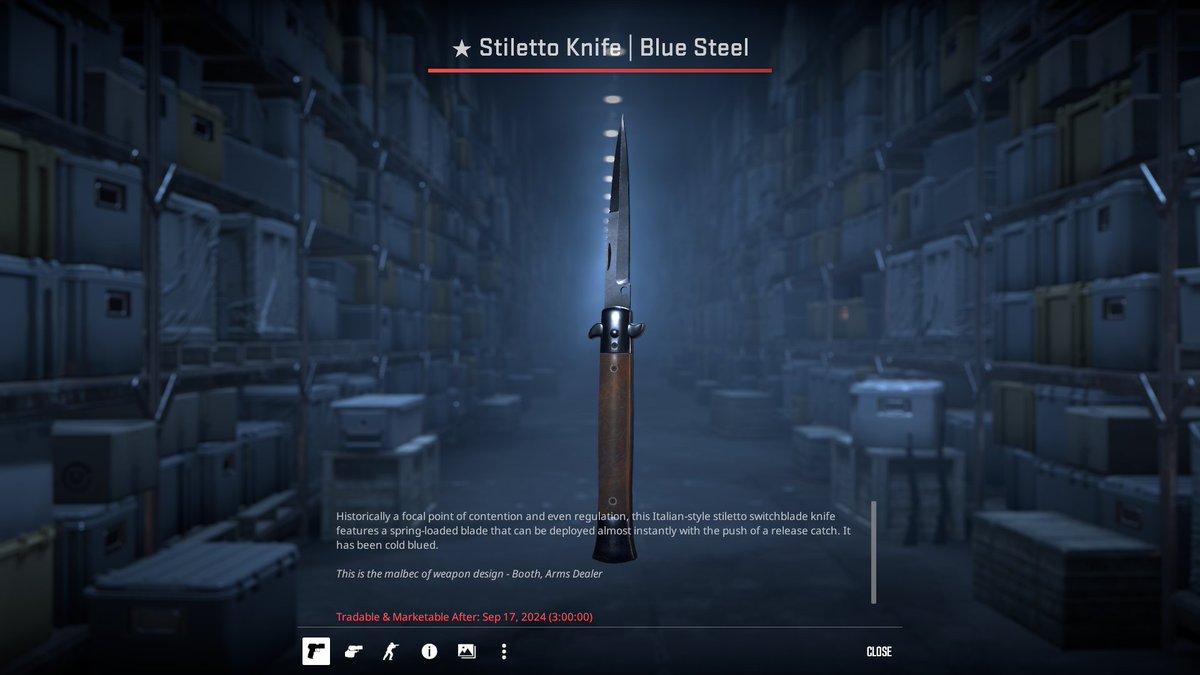 yosoykush's tweet image. 😀Stiletto Knife Blue Steel Giveaway($441)

☑️To enter
☑️Follow me
☑️Like+retweet
Rolling on Saturday on Stream, more entries on stream