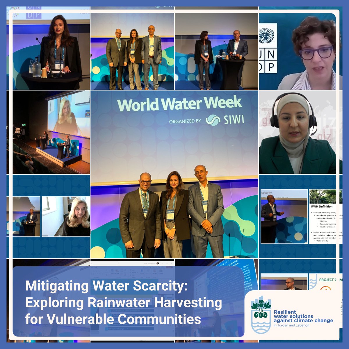 UNESCWA's tweet image. 🌍💧At #WWWeek, #ESCWA, @UNHabitat_Ar, @UNDP_Lebanon, @FAO &amp;amp; @UNICEF explored how rainwater harvesting can tackle water scarcity for vulnerable communities in 🇱🇧 &amp;amp; 🇯🇴&amp;amp; how the @adaptationfund #RWSCC project is leading the way in sustainable solutions❗️
🔗bit.ly/3XoIgkw