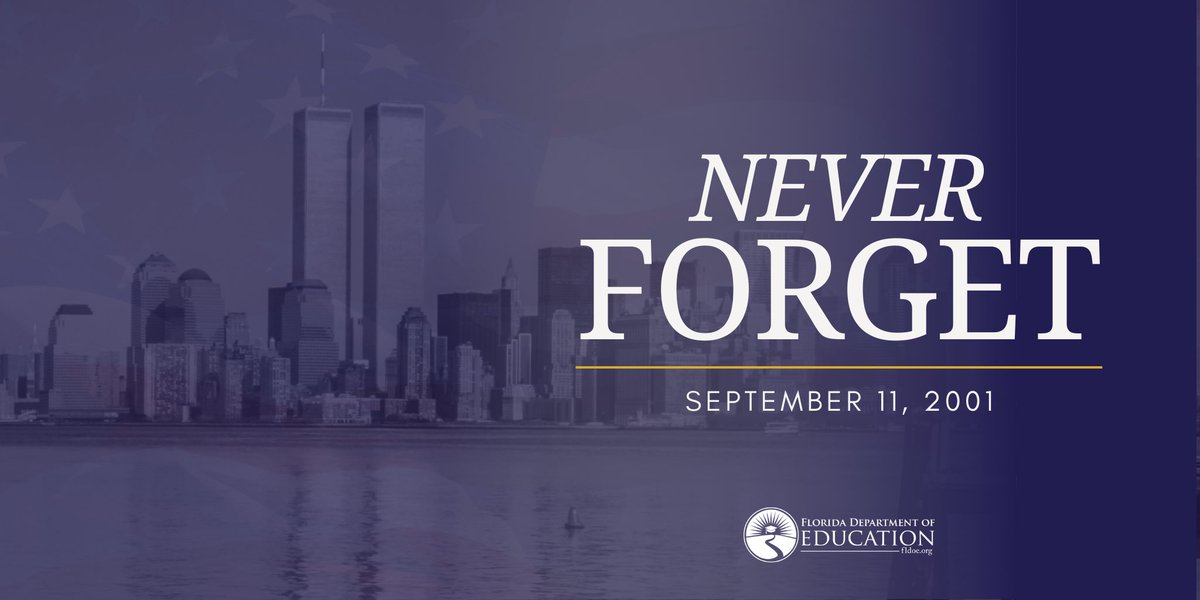 Today, we pay tribute and respect to the Americans who innocently lost their lives at the hands of evil on September 11, 2001. We will never forget the strength of our country and the heroes who responded valiantly in the face of terror.