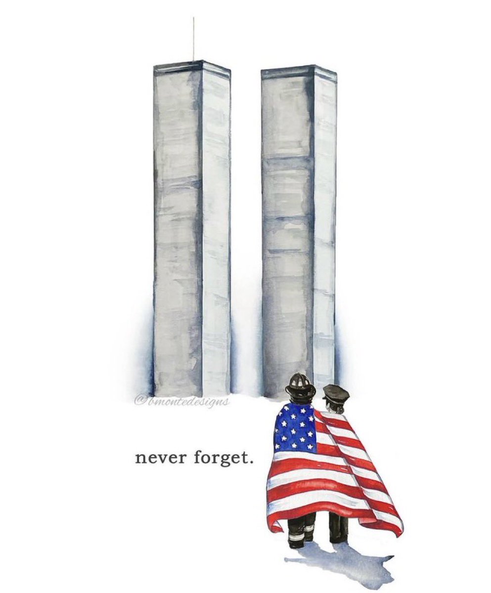 It's a memory of tragedy and shock, of loss and mourning. But not only of loss and mourning. It's also a memory of bravery and self-sacrifice, and the love that lays down its life for a friend―even a friend whose name it never knew.” #NeverForget911