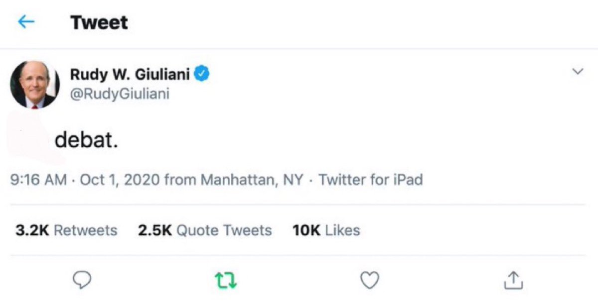 Hey wie findest du war das Präsidentschaftsduell gestern. Rudi so: Es is so …