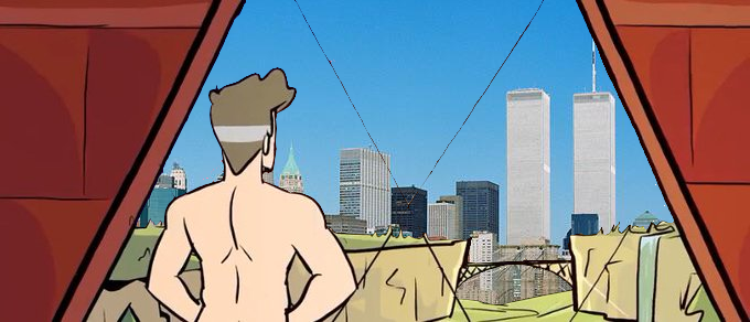 Pipbois's tweet photo. I did it. I saved the world trade center. https://t.co/I7gwCHlQWe