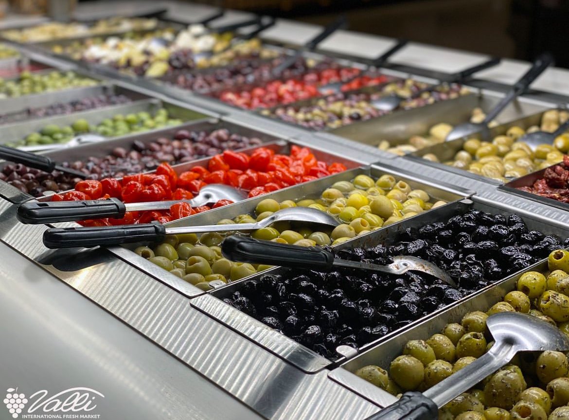 Looking for a healthy snack or appetizer? Try picking up some fresh olives from our Mediterranean Bar!