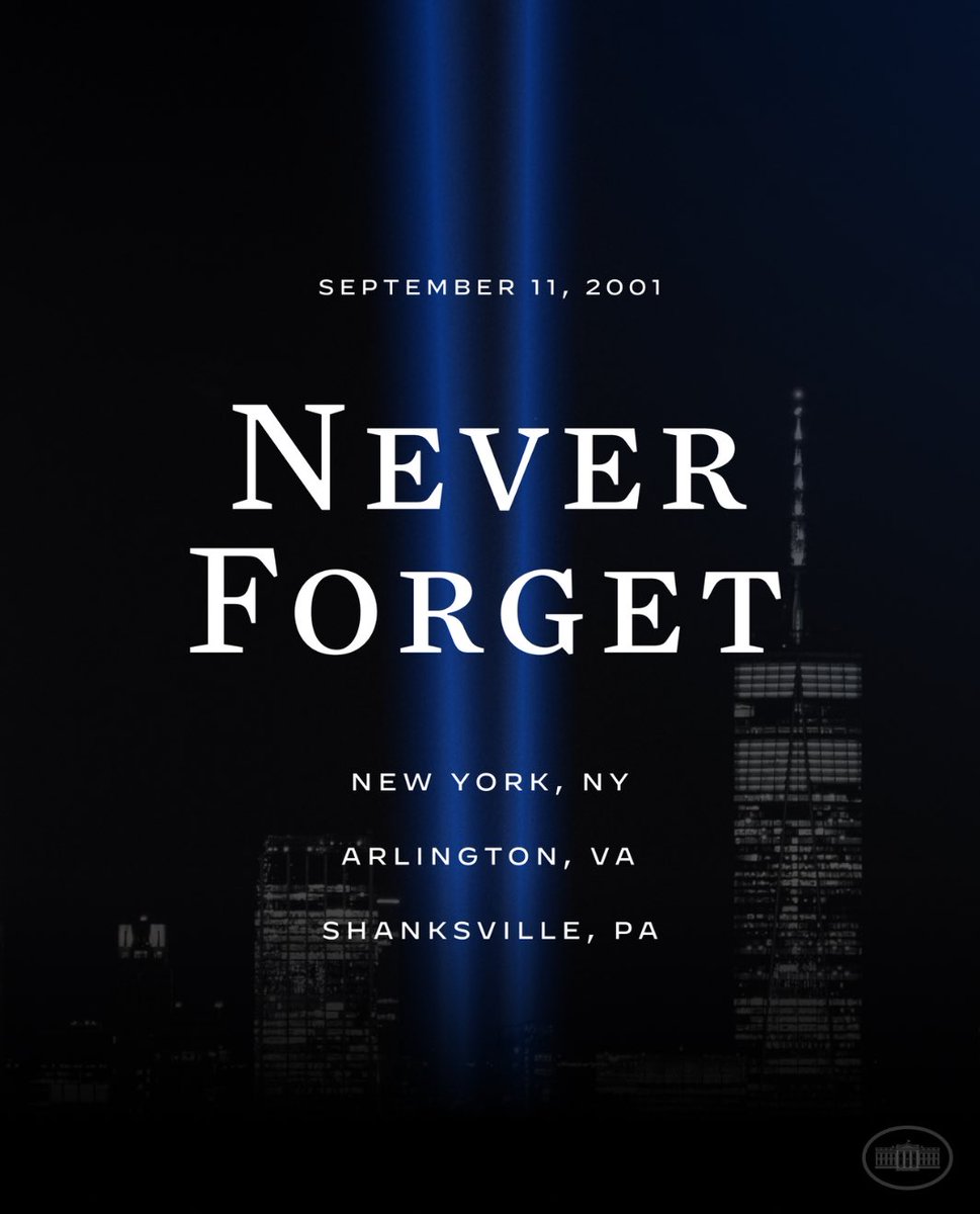 VP46Archive's tweet image. Today is a day of solemn remembrance as we mourn the souls we lost in a heinous terrorist attack on September 11, 2001.

We stand in solidarity with their families and loved ones. We also honor the extraordinary heroism on display that fateful day by ordinary Americans helping…