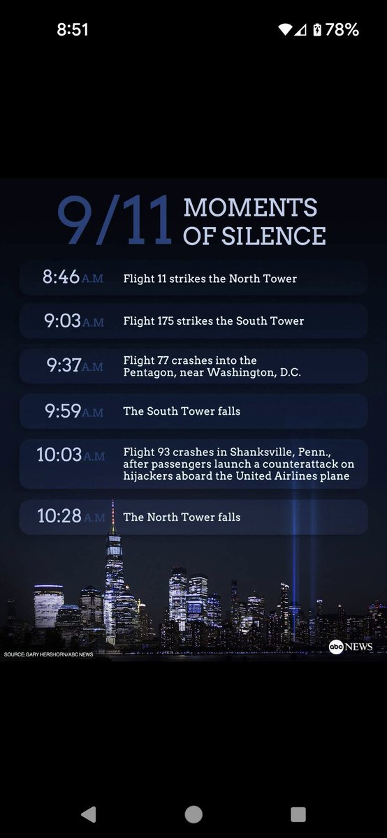 StellarAppear's tweet photo. Never Forget 
USA Strong 
NY Strong https://t.co/485uVGVBps
