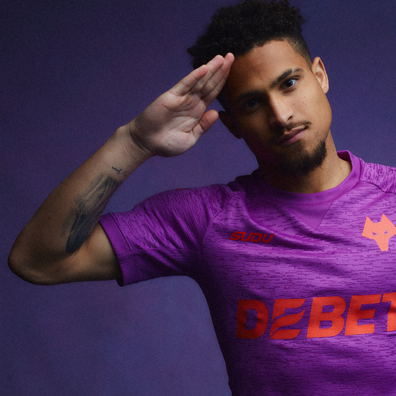 Wolves's tweet photo. The 2024/25 third kit unleashes the Wolves fearless spirit.

Available online now 👇