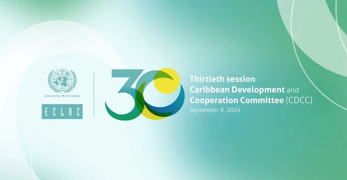 cepal_onu's tweet image. 📢¡Súmate a la transmisión del #CDCC!
Trigésimo período de sesiones del Comité de Desarrollo y Cooperación del Caribe de la #CEPAL.
🕘9:00 🇹🇹 10:00 🇨🇱
Inauguran @JoseMSalazarX; Ministro @albert_ramdin 🇸🇷 y Ministra Pennelope Beckles-Robinson 🇹🇹.
🔴live.cepal.org/cdr-cdcc/
ℹ️