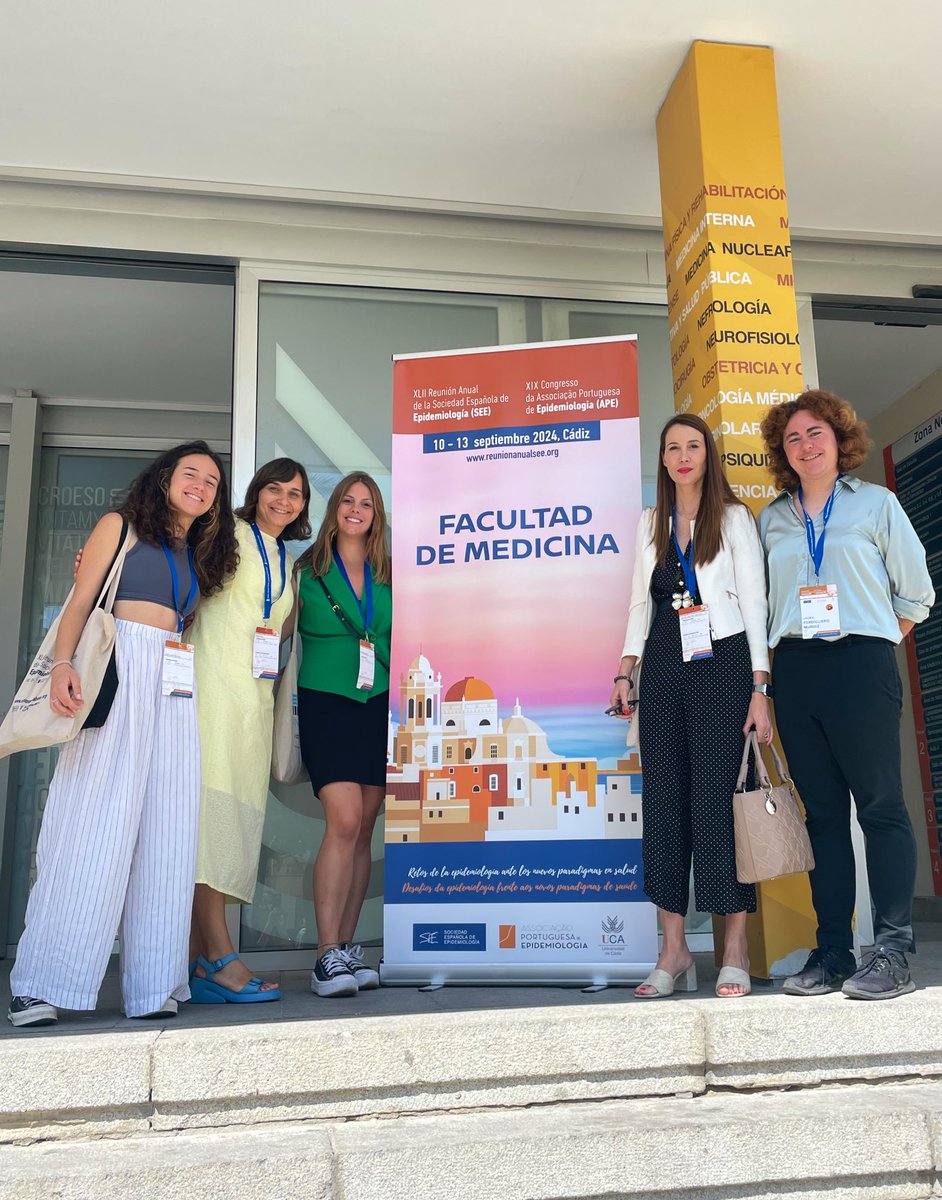TobControlUnit's tweet photo. Arranca la XLII Reunión Anual de @seepidemiologia en Cádiz y el XIX Congreso da Associaçao Portuguesa de Epidemiología.

👉Cinco miembros de la Unidad de Control del Tabaco presentarán objetivos y primeros hallazgos de sus proyectos de investigación. ¡Os esperamos!
#SEECadiz24 https://t.co/hCvOvEqSJN