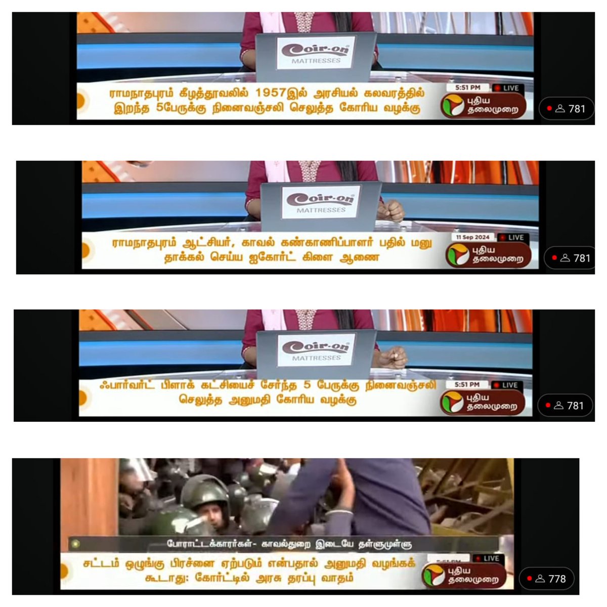kcpmuneesh's tweet photo. மாஞ்சோலை கலவரத்தில் இறந்து போன தோட்டத் தொழிலாளர்கள் 

கீழவென்மணி யில் கூலி உயர்வு கேட்டு போராடிய தொழிலாளர்கள் நினைவுநாளை அனுசரிக்க அனுமதி இருக்கின்ற போது 

கீழத்தூவல் ஐவர்  தியாகிகளுக்கு நினைவஞ்சலி செலுத்த அரசு தடைவிதிப்பது மனித உரிமை மீறல்
- இளையமறவன் முனீஸ்வரன் https://t.co/FGG8Z1KMm2