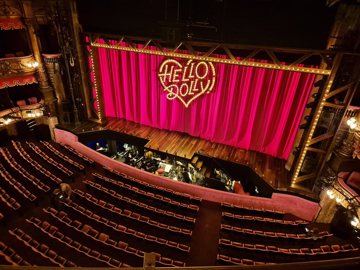 Waiting for curtain up at 2.30pm