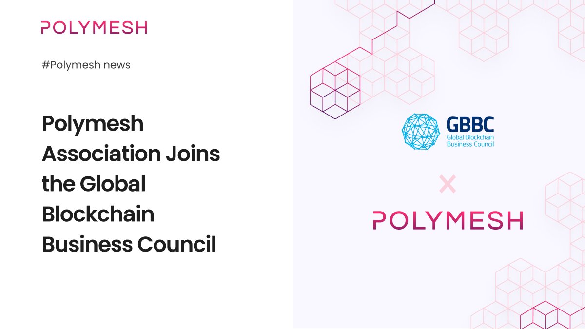 📰 News from Polymesh! We joined the @GBBCouncil.

GBBC is the largest industry association for the blockchain technology and #DigitalAssets community.

As a GBBC member, Polymesh is participating in 6 working groups focused on developing policy and standards across digital
