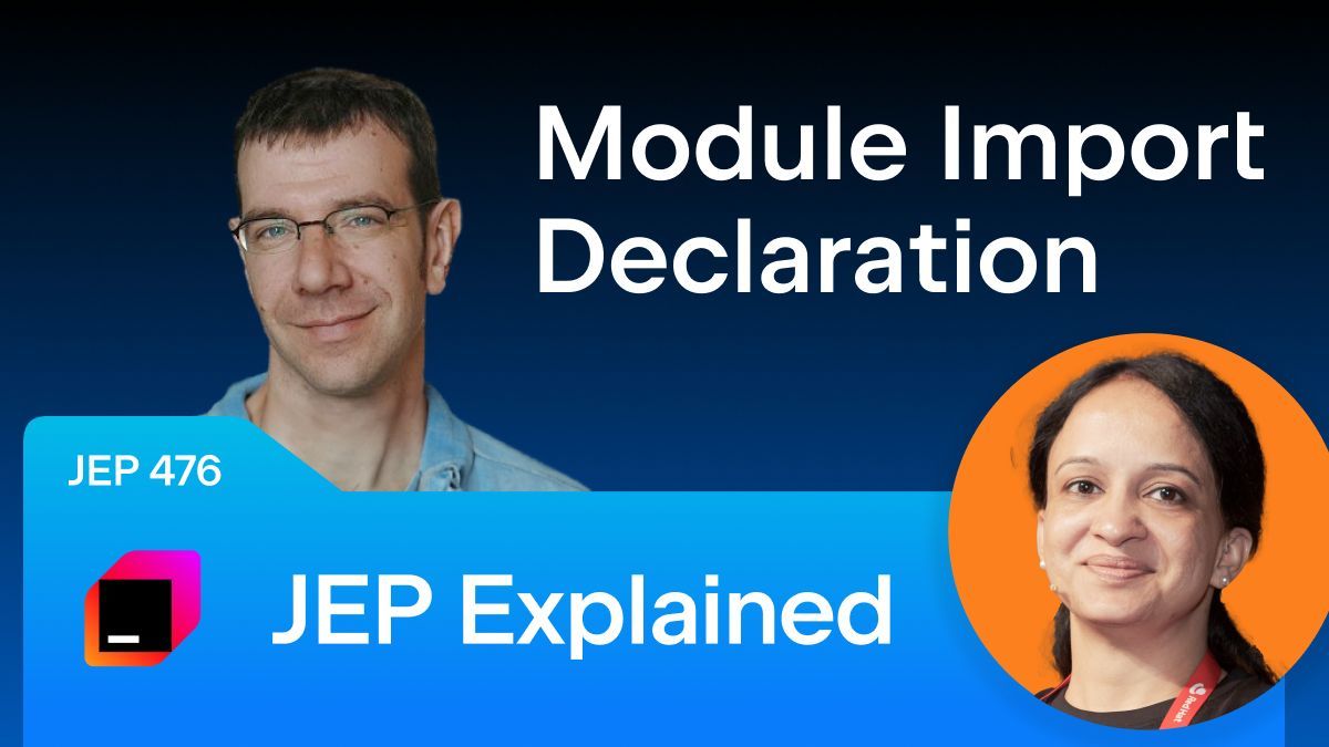 What’s new in #Java23?

youtu.be/mSYA3cZ5o6c 

Did you know that with “Module Import Declarations”, you can use a single statement, `import module java.base`, to import all of the packages that are exported by `java.base`, such as `java.util`, `java.io`, and