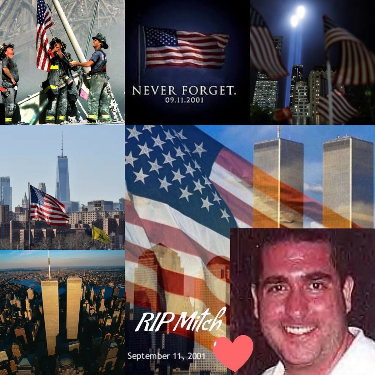 lorenbhollander's tweet photo. Today is the 23rd Anniversary of the Devastating Day for New Yorkers. 9-11 . Washington DC ,Pennsylvania and Everyone on the Planes . #WeNeverForgot
#TwinTowers
#Pentagon #Shanksville #911 @HollanderJodi & I Lost a Friend in the Towers and Mitch we Miss you every single Day.❤️ https://t.co/r3HU3j38JE