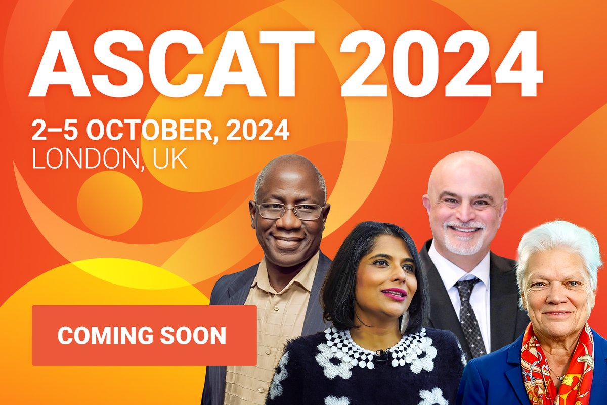 VJHemOnc (@vjhemonc) on Twitter photo We are delighted to announce that we will be attending #ASCAT2024 in London, UK, in October!🩸🗓️
We will be bringing you exclusive expert interviews over on VJHemOnc.com, covering the latest updates in #SickleCellDisease & #Thalassemia! 🎥 🙌
<a href="/ascatconference/">Academy for Sickle Cell & Thalassaemia (ASCAT)</a> We are delighted to announce that we will be attending #ASCAT2024 in London, UK, in October!🩸🗓️
We will be bringing you exclusive expert interviews over on VJHemOnc.com, covering the latest updates in #SickleCellDisease & #Thalassemia! 🎥 🙌
<a href="/ascatconference/">Academy for Sickle Cell & Thalassaemia (ASCAT)</a>