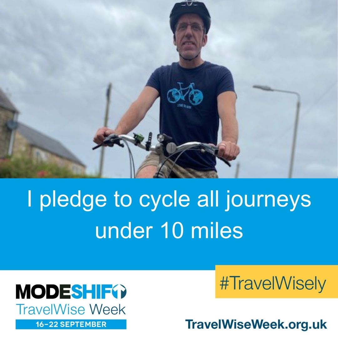 TeamModeshift's tweet photo. ⏰ There's less than a week to go until Modeshift #TravelWise Week ⏰

Our Rob Bounds - Equality, Diversity and Inclusion Manager has made his pledge ...

What will your pledge be?

➡️🔗Sign up and download FREE resources at https://t.co/cqR3Ck7yVf

#TravelWisely #WalkWheelRide https://t.co/LAsvrW32ME