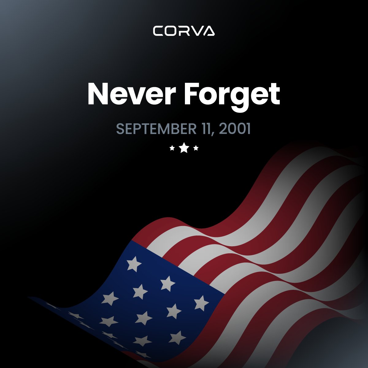 Today, we remember and pay tribute to the heroes and lives lost on September 11, 2001. We stand together in unity, reflecting on the values of compassion, resilience, and peace. #NeverForget