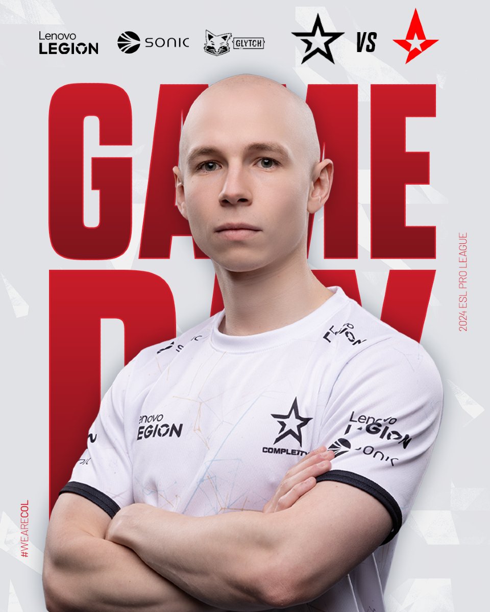 Complexity's tweet photo. ⭐ Battle of the star teams.    

⏰ 9:30 am CT
⚔️ @AstralisCS 
📺 @ESLCS https://t.co/sLuqVlYrHl