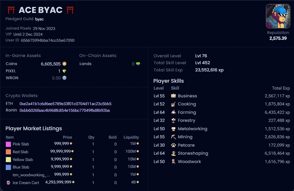 code : ACE / MVP | ACE | Axie.gg tweet media
