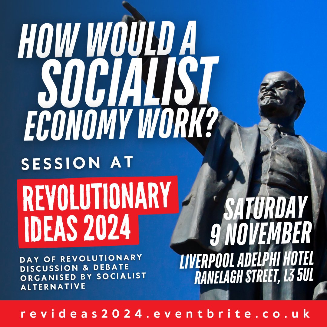 SocialistAltEWS's tweet photo. Come to Revolutionary Ideas - a day of revolutionary discussion &amp; debate organised by Socialist Alternative! November 9, Liverpool

Get your tickets now! https://t.co/XEZprZWv3x 
(Includes £5 DISCOUNT tickets for students!) https://t.co/z6WC3vdtKY