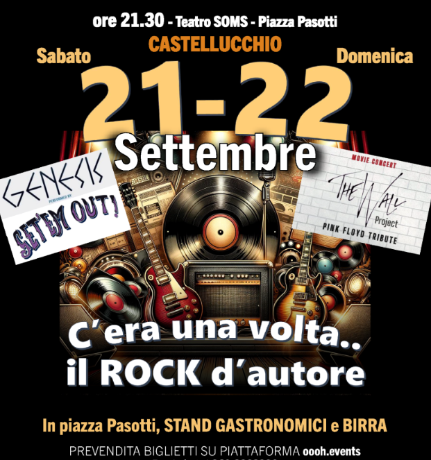 OOOH_Events's tweet photo. 22 settembre The Wall Project e il loro tributo al leggendario album!
Prendi subito il biglietto salta fila
https://t.co/OiEQZWOZp3
#OOOHEvents #TheWallProject #TheWall #pinkfloyd #tributeband https://t.co/nasU89iqjw