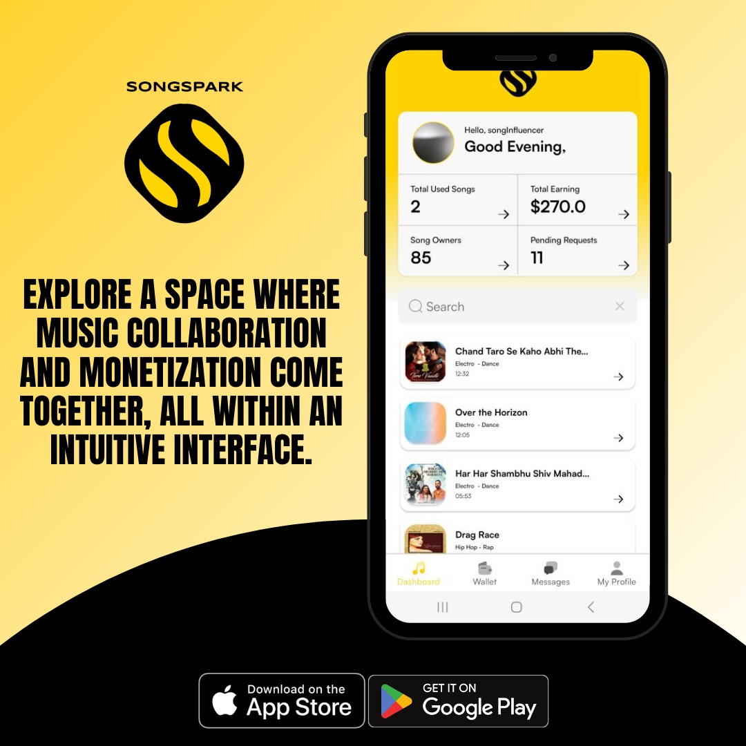 SongSparklive's tweet photo. Start collaborating and earning today. Download our app and dive in! 

Transform your music career with innovative tools and passionate partners.

🌐https://t.co/6cGNoO28D0
📧 info@songspark.live

#SongSparkLive #MusicInfluence #InfluencerCollab #SongOwners #MusicCommunity https://t.co/PfqXx7ohPG