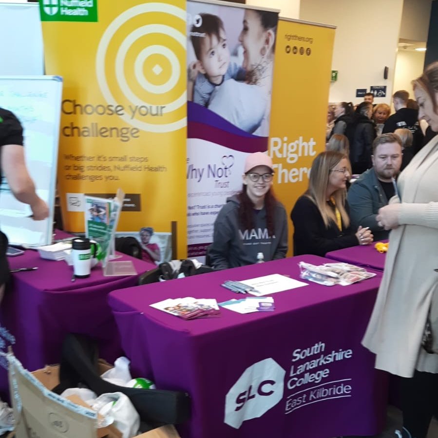 thewhynottrust's tweet image. We had a great time at @SLCek today for their Freshers Event. Thanks for having us! We'll also be at @NESCollege tomorrow 10am-2pm for #WellFest, talking about how Wee Campus can help support students with care experience. #NESCol #FreshersWeek 👏