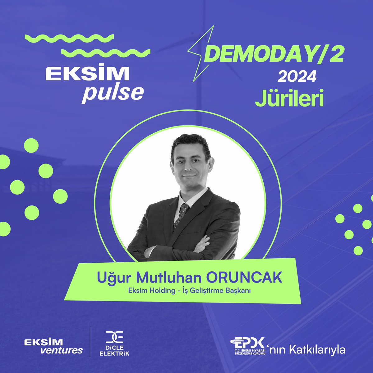 EksimPulse's tweet photo. Eksim Pulse Programı 2. Dönem Demoday jürileri belli oldu. Bu heyecan verici etkinliği kaçırmamak için son gün!

Kayıt için https://t.co/Vr0NXGbIVD bağlantısını ziyaret edebilirsiniz.

#eksimpulse #eksim https://t.co/9V2AOznvKW