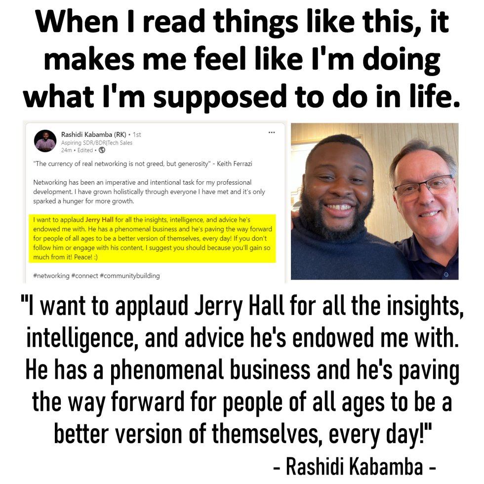 When I read things like this, it makes me feel like I'm doing what I'm supposed to do in life.

#The0to100MindsetExperience #SuccessMindset #LiveTheLifeYouAreIntendedToLive #BecomeThePersonYouAlwaysDreamedOfBeing #ReinventYourself #DontStopDreaming #PlentyOfTime #StartToday