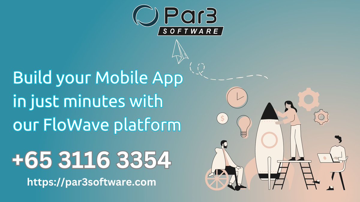 par3software's tweet image. Build your mobile app in just minutes with our FloWave platform.
par3software.com
Call :  +65 31163354
#Workflow #workflowsoftware #Workflowtool #Singapore