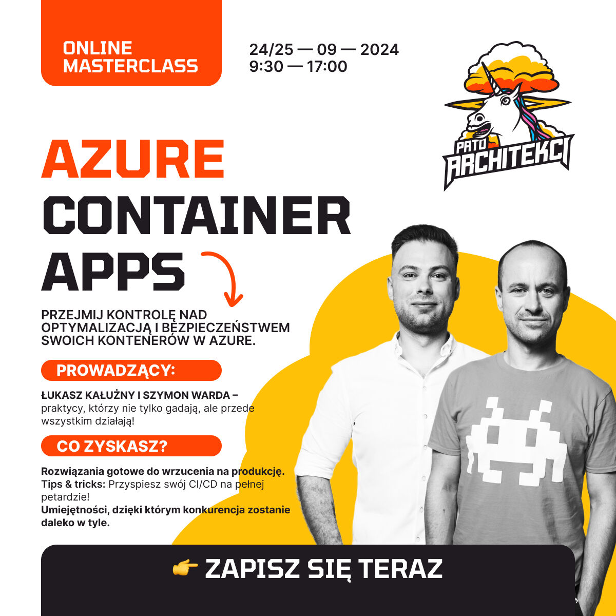 🧵1/6 Nowy sezon podcastu tuż tuż, ale zanim wrócimy 27 września, mamy dla Was pierwsze w tym roku szkolnym Patoszkolenie od Patoarchitektów! 🎉