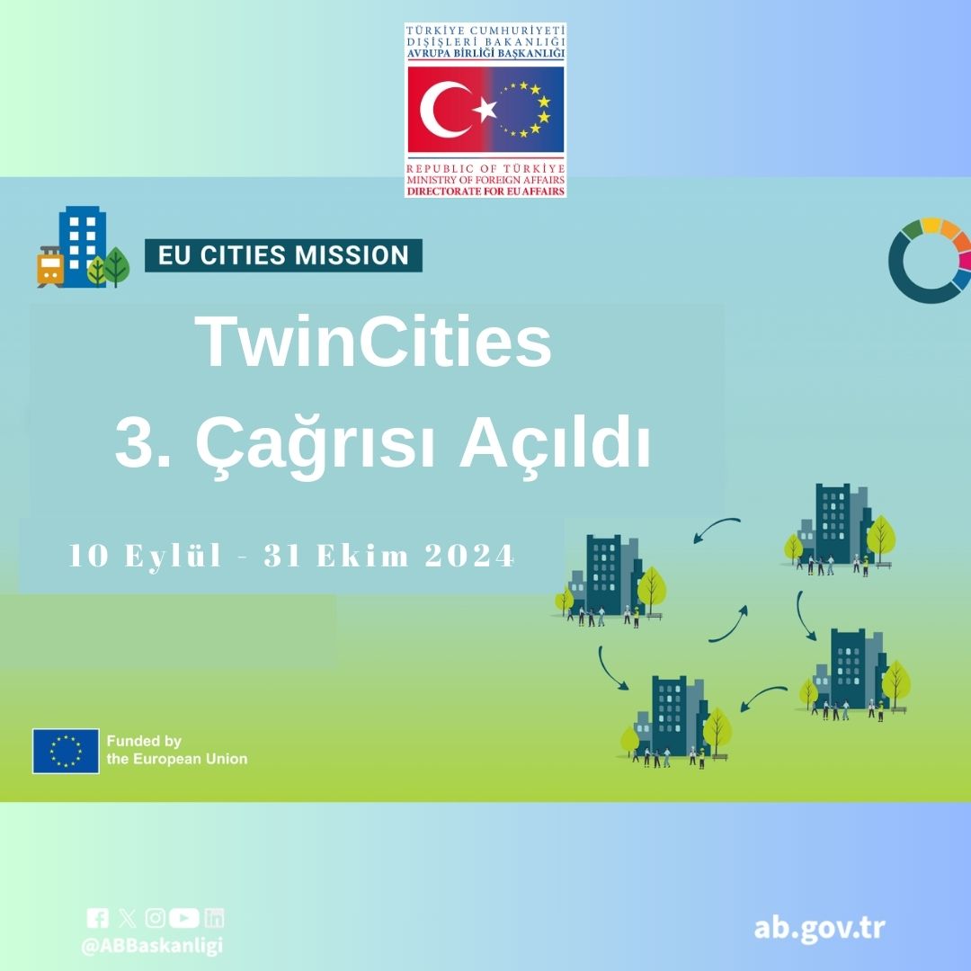 ABBaskanligi's tweet image. Şehriniz iklim nötrlüğüne hazır mı? #TwinCities 3. Çağrısına katılın! Şehirler Misyonu Eşleştirme Öğrenme Programı kapsamında,en iyi uygulamaları paylaşmak&amp;amp; çözümleri birlikte üretmek için bit.ly/45ambcT başvurularınızı bekliyor @UfukAvrupa_TR

#MissionCities #EUMissions