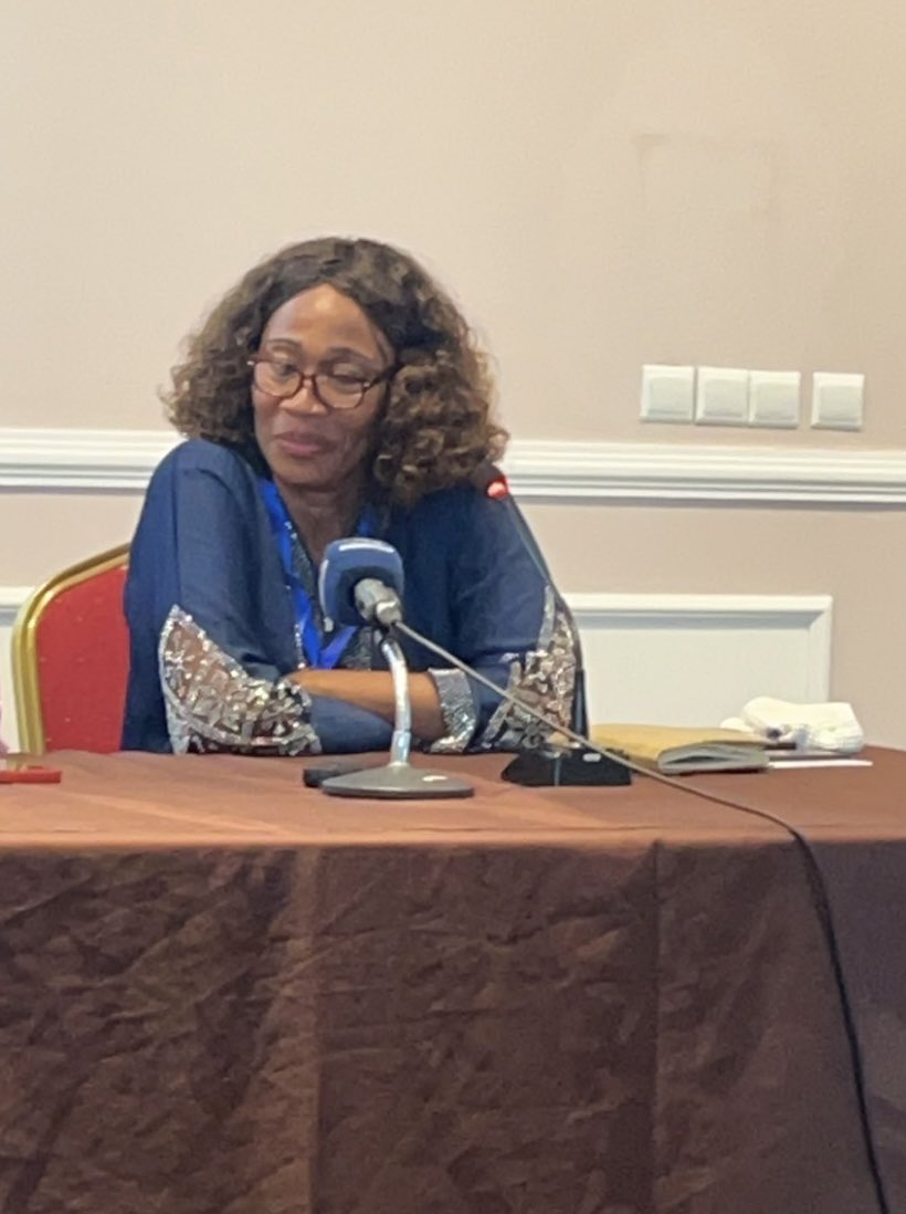 Paneliste:Mme koivogui Biliga responsable Genre ,Équité et point focal au Ministère de l’environnement