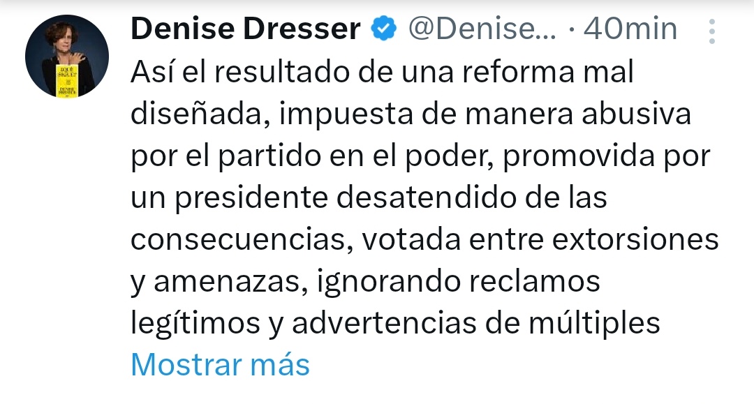 Cristopher_JEA's tweet image. Las dos caras de Denise Dresser.
Esta señora ya tiene rota la noción de la realidad. Su odio al pueblo de México es tal, que ya perdió toda credibilidad.

#ReformaAlPoderJudicialVa