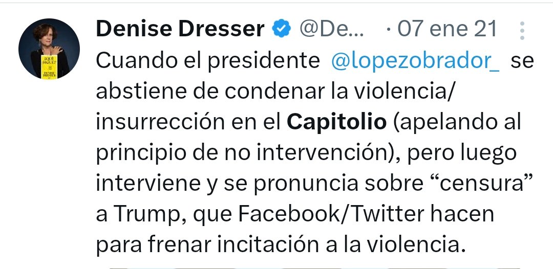 Cristopher_JEA's tweet image. Las dos caras de Denise Dresser.
Esta señora ya tiene rota la noción de la realidad. Su odio al pueblo de México es tal, que ya perdió toda credibilidad.

#ReformaAlPoderJudicialVa