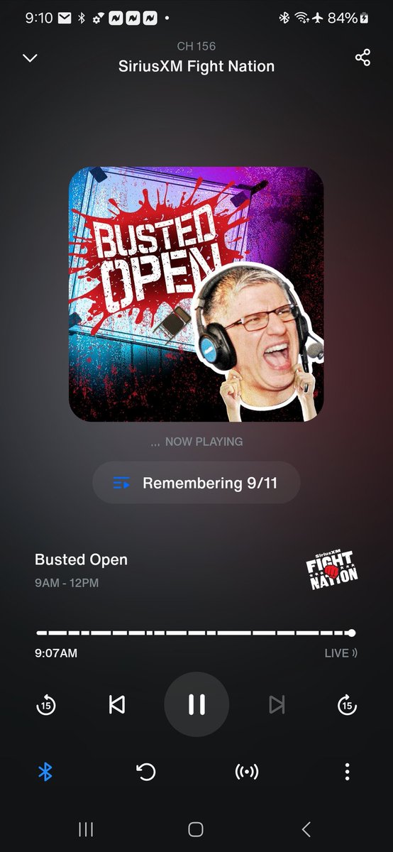 pacman1399's tweet photo. @bullyray5150 @davidlagreca1 on the way to Seattle. This is the only way pass time on the flight is to listen to the best radio show ever @BustedOpenRadio #bustedopen247 https://t.co/WkSCvcUk7D