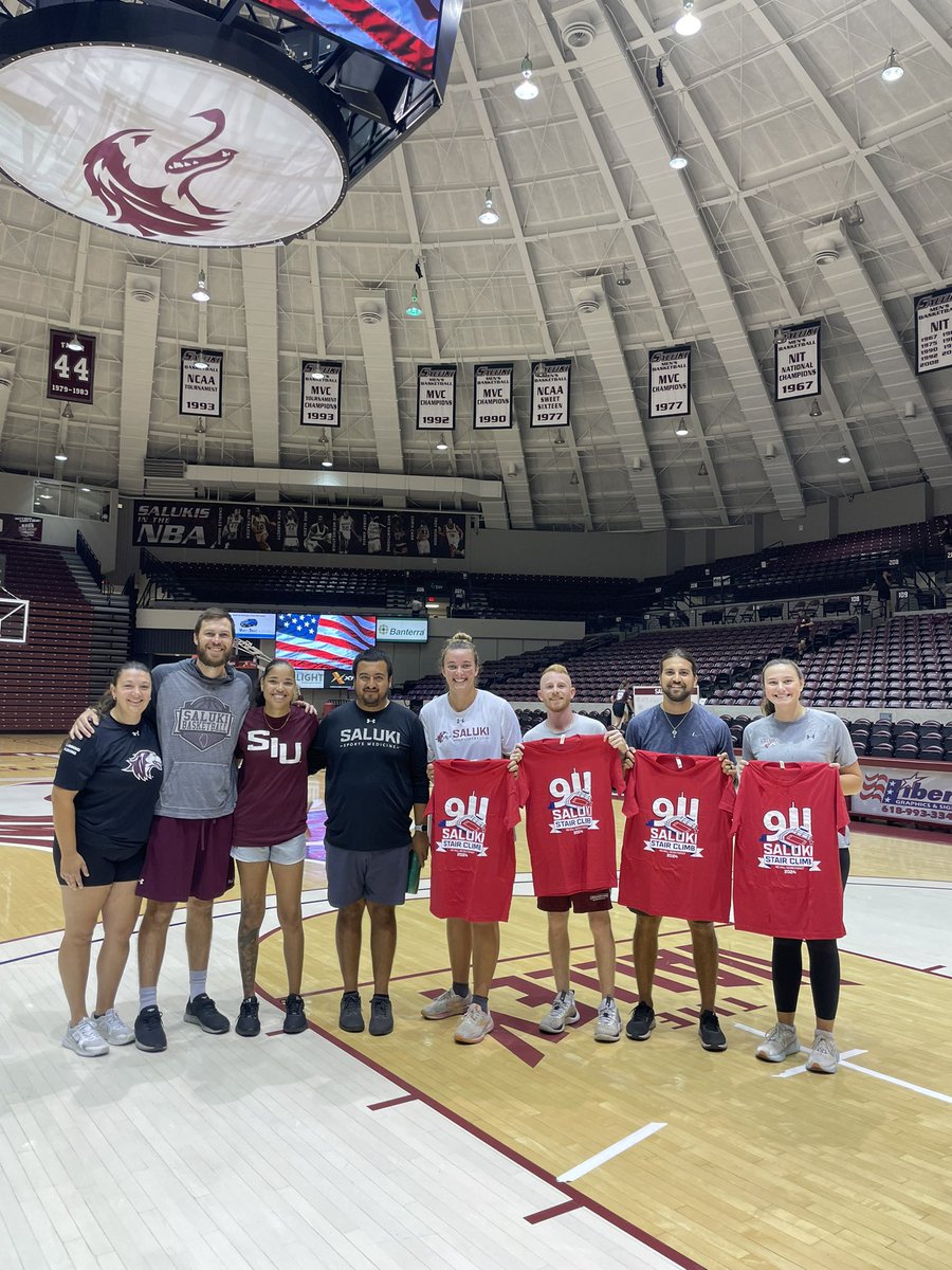Riley Hoistad (@bigroldy) on Twitter photo 9/11 Stair Challenge for SIU Sports Medicine! <a href="/SIUSalukis/">Saluki Athletics</a> put on a great event to remember the fallen heroes!
#GoDawgs 9/11 Stair Challenge for SIU Sports Medicine! <a href="/SIUSalukis/">Saluki Athletics</a> put on a great event to remember the fallen heroes!
#GoDawgs