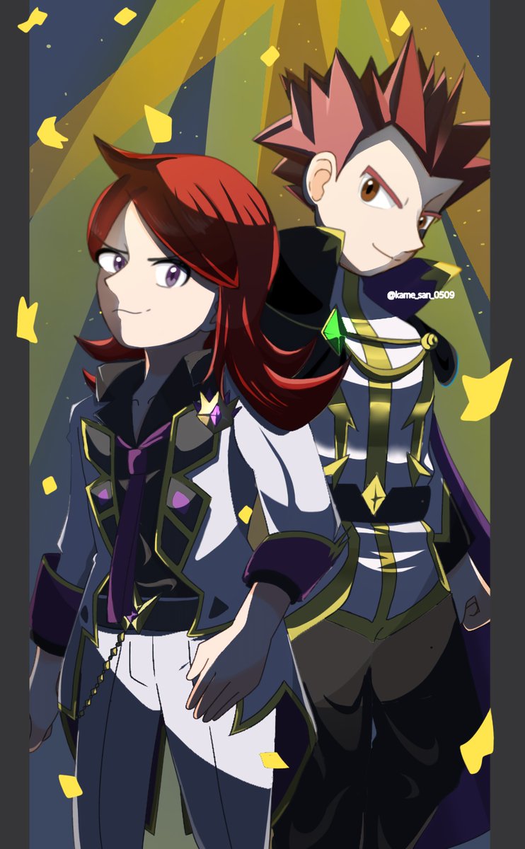 #HGSS15周年　#HGSS #ポケモンイラスト 
HGSS15周年おめでとう🎉㊗️
今回はシルバーとワタルさんを描かせて頂きました‼️