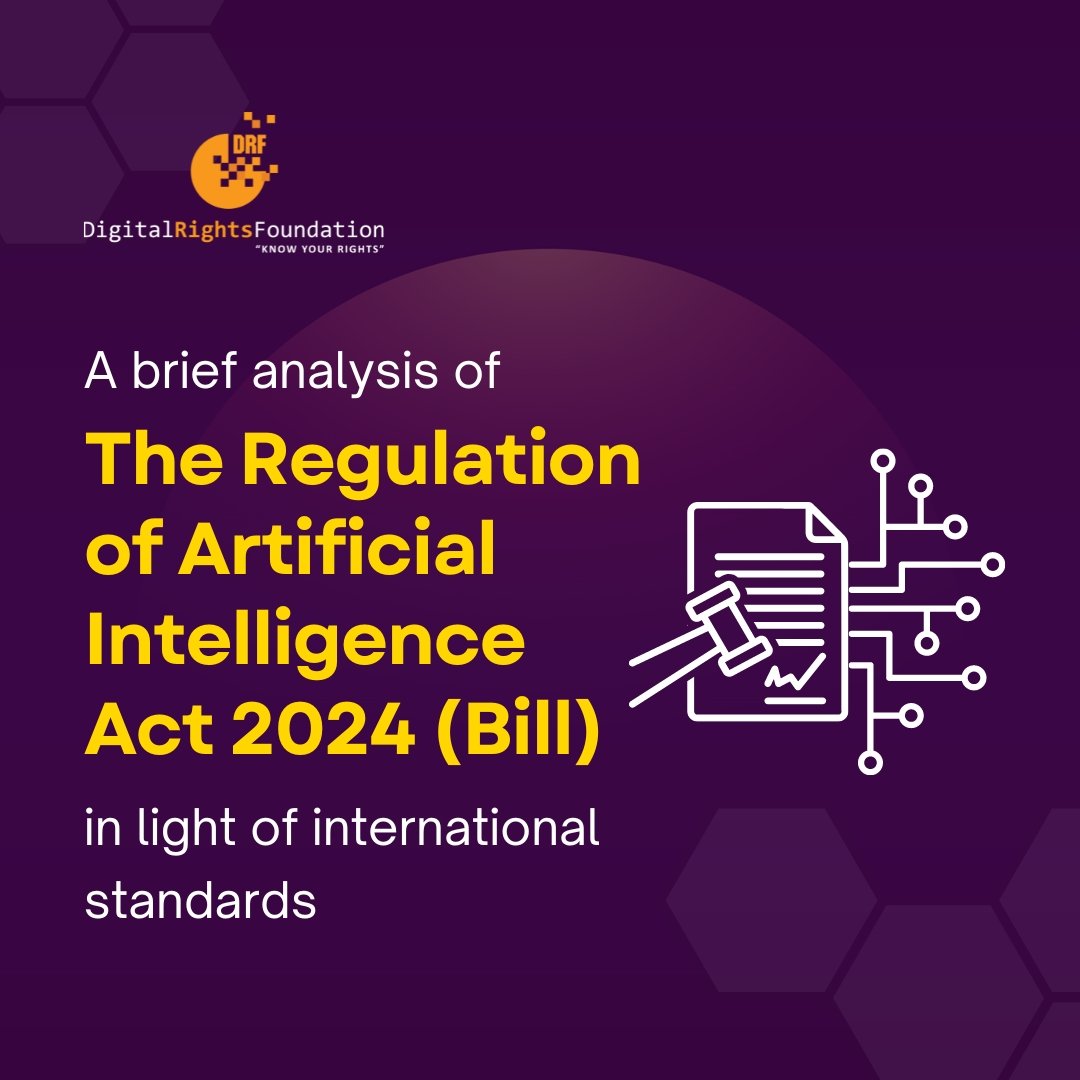 DigitalRightsPK's tweet photo. Pakistan's recent draft bill, introduced in the Senate, falls short of its intended aim given the absence of a national AI policy framework. In addition, the draft bill also lacks clarity and transparency regarding the Commission mentioned.
#AI #AIregulation #draftbill https://t.co/jZvsWvU9n1