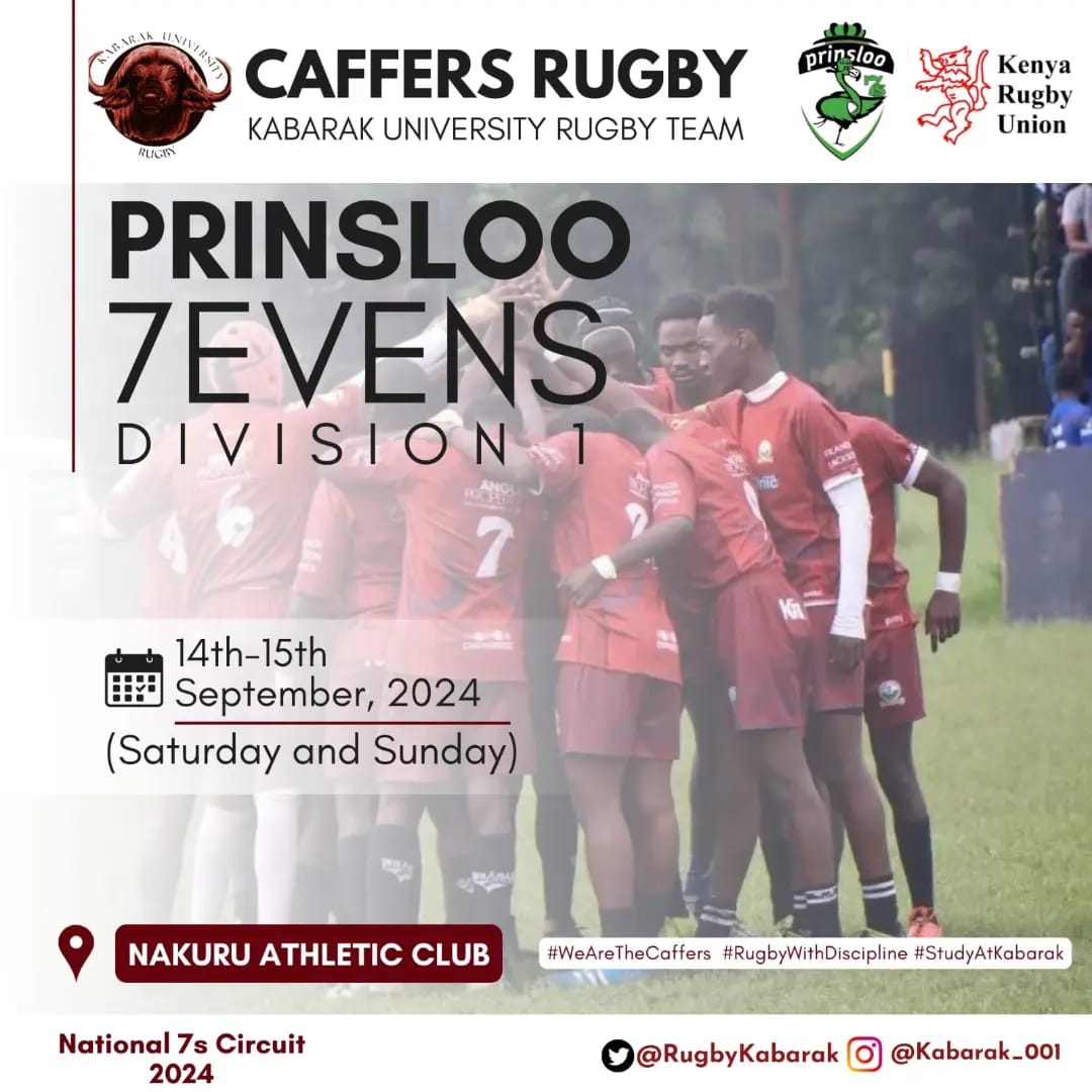 RugbyKabarak's tweet photo. It's time to do it at home. Yes, we had to include div 1😁... You know how we do it at #Prinsloo
Hatuendiiiii homeeeee
#KabarakRugby
#WeAreCaffers
#RugbyWithDescipline
#StudyAtKabarak
#RugbyKe https://t.co/kLZm2mDXdp