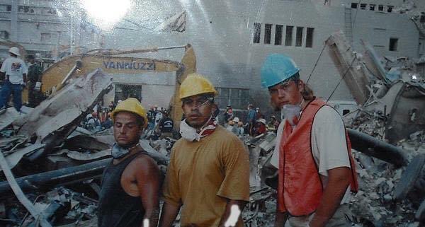 Ground Zero, 9/11. #NeverForget https://t.co/fjG1aKS18G<a href="/tag/neverforget"class="tags">#NeverForget</a>