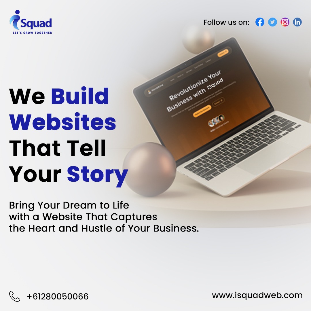 iSquadsolutions's tweet image. At iSquad Web Solutions, we craft dynamic websites that elevate your online presence. Our talented team blends creativity with cutting-edge technology to deliver customized solutions that perfectly align with your brand.
#dynamicwebsite #dynamicwebdevelopment  #iSquadWebSolutions