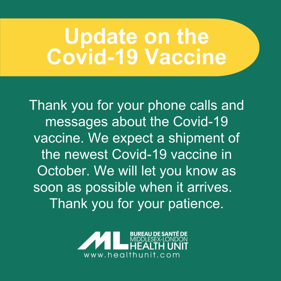 MLHealthUnit's tweet photo. While Covid-19 is with us all year long, we're entering into the season where we see more Covid-19 and rising cases of influenza and RSV as well. Yesterday we launched our Respiratory Illness Surveillance dashboard and we're also sharing some reminders about keeping yourself healthy.

Finally, we want you to know that the newest Covid-19 vaccine will arrive in Middlesex-London in October.

Below please find a link to our weekly respiratory illness surveillance reports and the data behind them: https://t.co/wRmuUyk6in (link in bio)
.
.
#LondonOnt #MiddlesexCounty #COVID-19